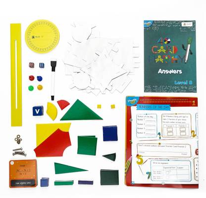 Sparklebox Math Learning Kit for Grade 8 | 29 Fun Activities for Hands On Learning | Age 12 Years and Above.