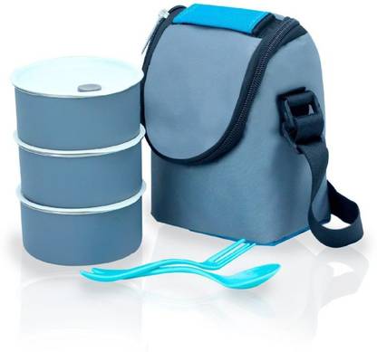 BHARAT ENTERPRISE Premium Lunch box for School, Office & College 3 Containers Lunch Box