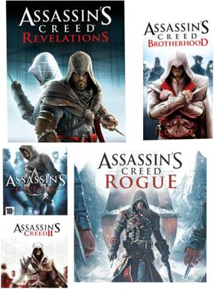 2Cap Assassins Creed 5 In 1 Combo Pc Game (Offline only) Complete Games. (COMPLETE GAMES)