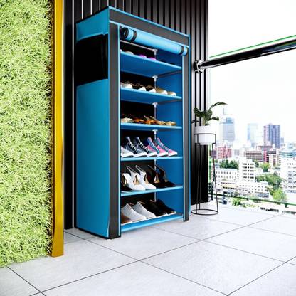 INSIDE STYLE Metal Collapsible Shoe Stand