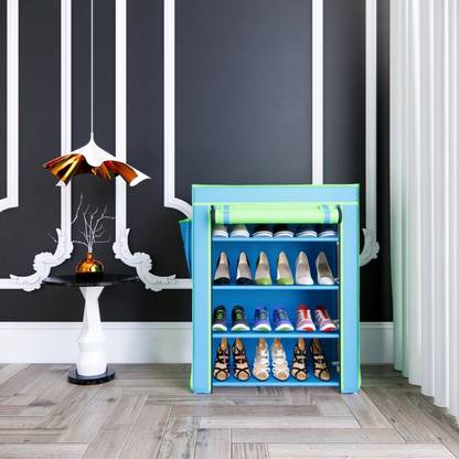 INSIDE STYLE Metal Collapsible Shoe Stand