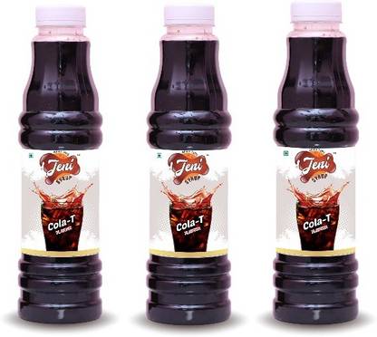 jeni Cola-T Sharbat & Soda [700 ml each] [Pack of 3 Flavors] COLA