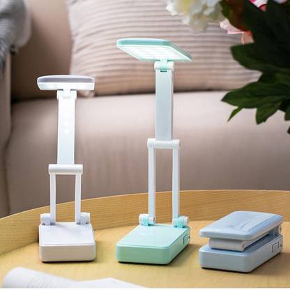 Ancestors DP 666 Portable Eye Protection LED Desk Lamp, Reading Light, Foldable & Rechargeable, 2 Brightness Settings Emergency Light (MultiColor, 24 LEDs) Table Lamp