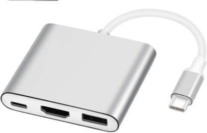 Dye  TV-out Cable USB 3.1 Type C Adapter USB-C Digital AV Multiport Cable Type C to HDMI, USB 3.0, Type C Charging Converter