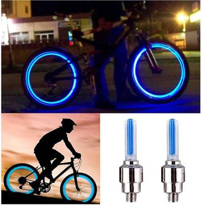 Musazii ed Tyre Light Tube shape 4 pcs for all Bikes and two wheelers Mirror Light Car, Motorbike, Truck LED (12 V, 2 W)