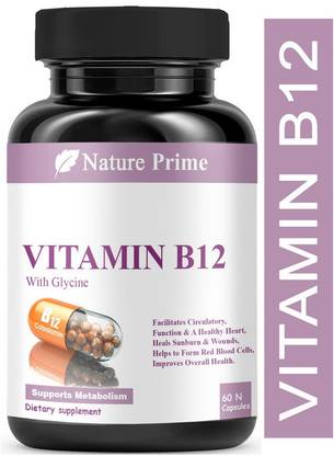 Nature Prime B Complex Vitamins B12 and Biotin for Metabolism