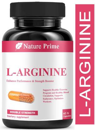 Nature Prime Nitric Oxide L-Arginine Supplement L Arginine L Citrulline