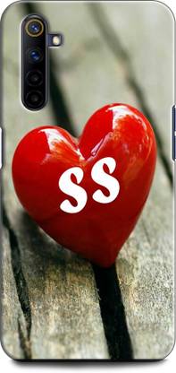 INDICRAFT Back Cover for Realme 6 Pro S S, S LOVES S, S NAME, LETTER, ALPHABET, SS LOVE, HART, BLUE