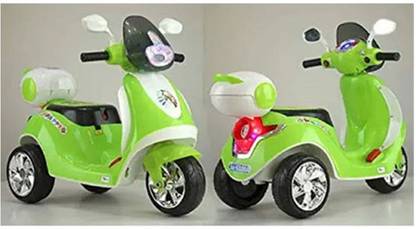 Prabal OH BABY' by flipkart 3-Wheel scooter,Rechargeable Electric Scooty, Back Basket Scooter Battery Operated Ride On