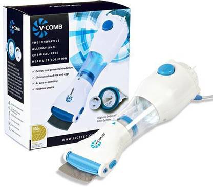 BELISTAR Chemical-Free Electric Head Lice Treatment Comb, V Comb