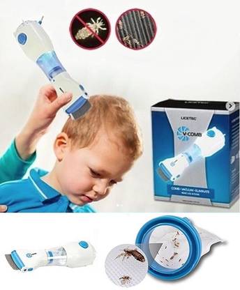 Belihair Care V Comb Chemical-free Electric Pets Head Lice Treatment