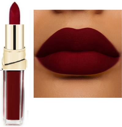 ADJD 2 IN 1 LIPSTICK MATTE LIQUID LIPSTICK WITH CRAYON LIPSTICK TWO IN ONE, LIQUID MAROON LIPSTICK ,MAROON MATTE LIPSTICK MAKEUP