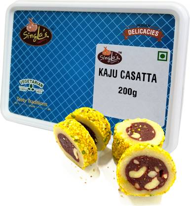 Singla Sweets Kaju Casata Burfi 200g Very Delicious Sweets Box