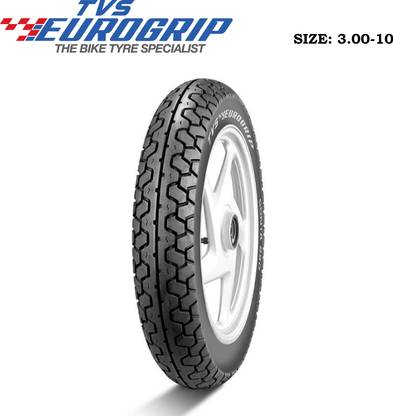 TVS TYRE TL 3.00-10 P-1 3.00-10 Front & Rear Two Wheeler Tyre