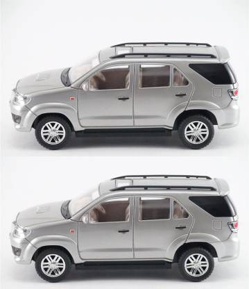 apna combo pull back push back kids toy fortuner car set of 2 toyota brand