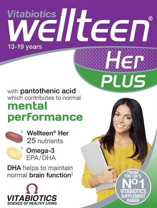 vitabiotics Wellteen Her Plus