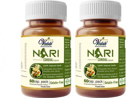 VEDOBI Nari Cordial Capsule 120 | Pcod Tablet | Periods Medicine