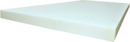 Shree Om Handloom Sofa foam sheet 50 Density (3 inch, White ) 3 inch Single PU Foam Mattress