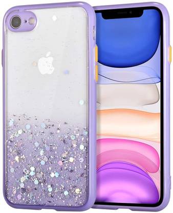 VONZEE Back Cover for iPhone 6 Glitter Sequin Gradient Case, Bling Glitter Design Transparent Shockproof Case