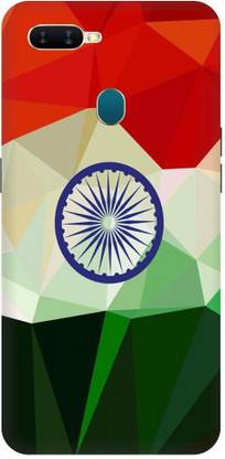 FIRST HAND Back Cover for OPPO A7 Flag countery hindusthan,printed hard case cover