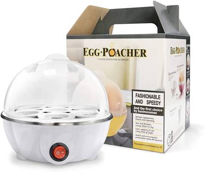 MAESTRO Electric Egg Cooker Boiler Maker Soft, Medium or Hard Boil, 7 Egg Capacity Noise Free Technology Automatic Shut Off Egg Cooker