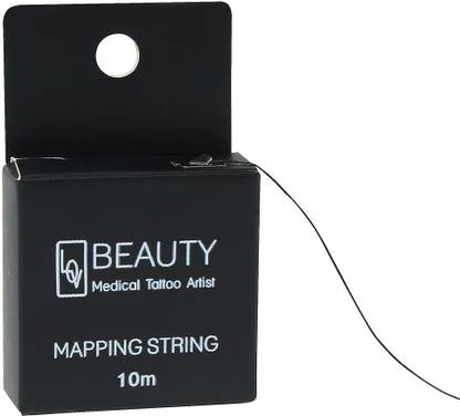 Vinayakart Eyebrow Mapping String / Thread Black 10 Meter Eyebrow Thread
