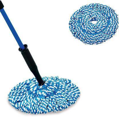 GALA Microfiber Twist Mop Modular with 1 Extra Refill Mop Set