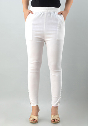 TOVTY White Jegging Price in India 
