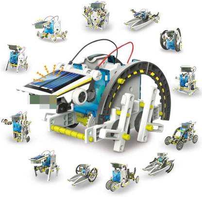 QBIC 13 in 1 DIY Solar Robot Kit Solar Toys Self-Assembled Science Solar Toy