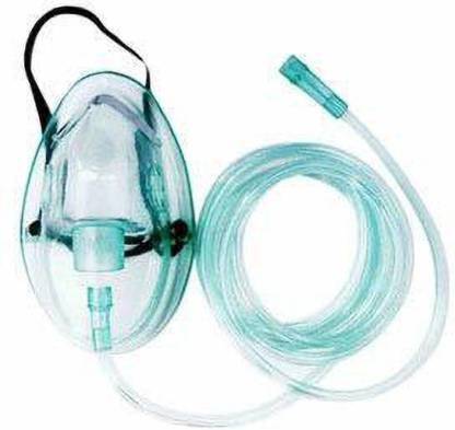 Wellstar ADULT OXYGEN MASK ADULT OXYGEN MASK (Transparent, Free Size, Pack of 8) ADULT OXYGEN MASK ADULT OXYGEN MASK (Transparent, Free Size, Pack of 8) Non-Washable, Water Resistant