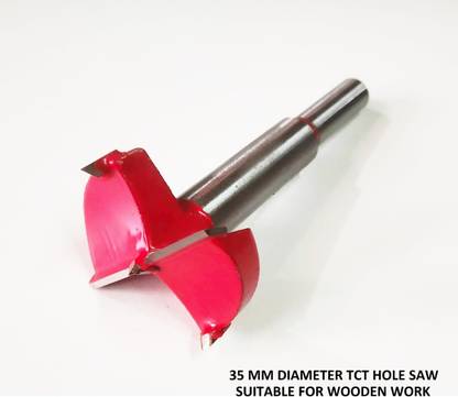 TOM TCT HOLE SAW 35 MM DIAMETER PROFESSIONAL CUTTER Single Unit Measuring Wheel