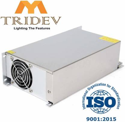 MY TRIDEV 36V 15A 540W DC Switching Switch Power Supply for LED Strip, CCTV (Silver) 540 Watts Computer PSU with 8 SATA Cables