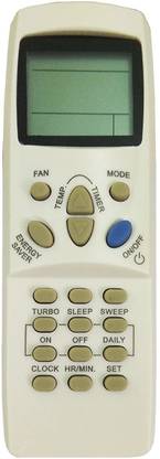 vcony Air Conditioner Remote Compatible with  Split/Window AC Remote Control (Please Match The Image with Your Old Remote) (AC-100) Carrier Remote Controller
