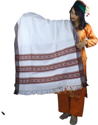 ARUNA KULLU HANDLOOM Wool, Pashmina Woven Women Shawl