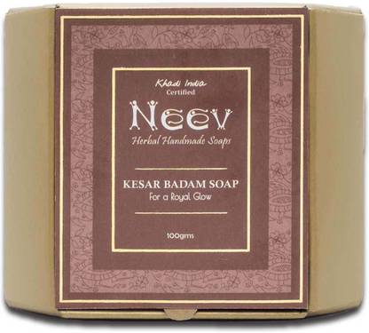 Neev Kesar Badam Handmade Soap - For A Royal Glow