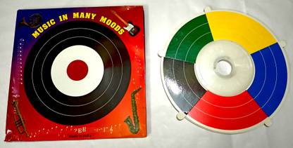 A SARKAR MAGIC SHOP MUSIC IN MANY MOODS DISC MAGIC TRICK (5 COLOR CHANGE) / COLOR CHANGING DISC MAGIC / COLOR CHANGING RECORD MAGIC / COLOR CHANGING CD MAGIC 1 Magic Tricks