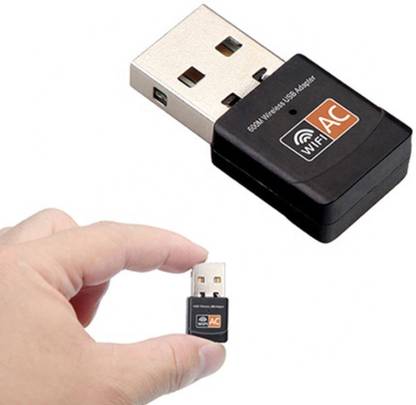 Trustify Wifi Dongle 5ghz for Pc laptop Mini Wi-fi Adapter Dual Band 2.4/5Ghz with Realtek Chipset RTL8811 compatible with Windows Vista /7/8/8.1/10, mac OS USB Adapter