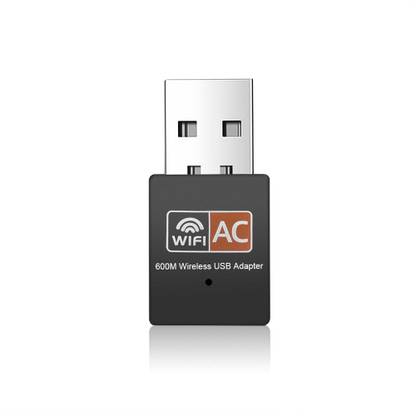 Trustify Nano AC600 USB Wi-Fi Adapter- 2.4G/5G Dual Band WiFi Wireless Network Adapter for PC Desktop with IEEE 802.11ac, Mini Travel Size, Supports Windows 10/8.1/8/7/XP, Mac OS 10.9-10.14/ Linux USB Adapter
