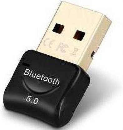 Trustify USB Bluetooth device Wireless Receiver 5.0 for PC +EDR inbuilt Realtek RTL8761B Nano Bluetooth Dongle for Desktop Laptop Mouse Keyboard Printers Bluetooth Headsets Speakers supports Windows 10 8.1 8 7 XP Vista USB Adapter