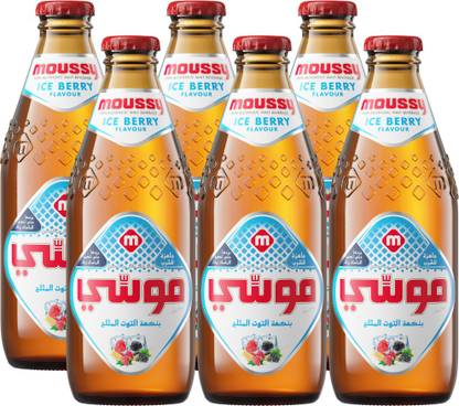 MOUSSY Non Alcoholic Beer, 330ml, Ice Berry Flavour Glass Bottle
