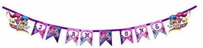 The Party Shoppy Shimmer & Shine Theme Happy Birthday Party Decorations I am One Bunting Banner