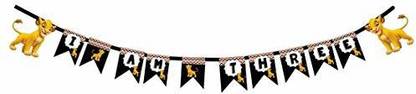 The Party Shoppy Happy Birthday Party Decorations Simba Lion King Theme I am Three Banner