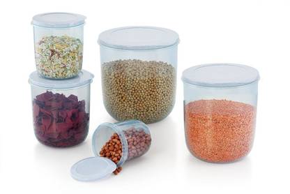 wiaa Polypropylene Grocery Container  - 450 ml, 750 ml, 1500 ml, 2600 ml, 4400 ml