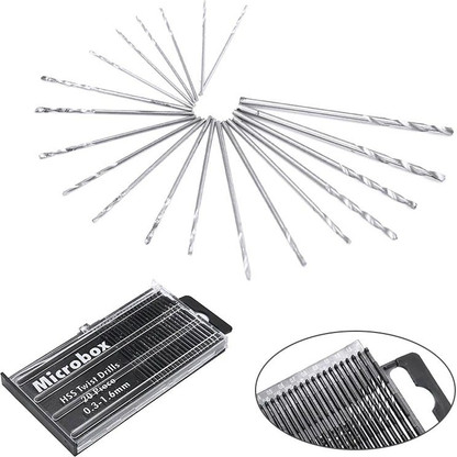 Osmond Micro-Twist Drill Bit Set – 10 Pezzi 0,6 Mm - 2,2 Mm Tiny - Foto 2