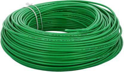 Polycab Polycab 0.75 Sq mm 90 m Wire (Green) 0 sq/mm Green 90 m Wire