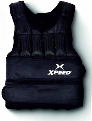 XpeeD Weight Jacket for Men Workout Weight Vest for Running Weighted 5 Kg (Pack Of 1) Black Weight Vest