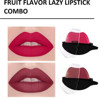 CHIWA LONG LASTING MATTE FINISH UNIQUE LAZY LIPSTICK COMBO (MULTI COLOR)