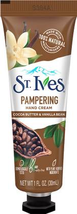 ST.IVES Pampering Cocoa butter & vanilla bean Hand cream, Made with 100% Natural Moisturizers,Dermatologist tested