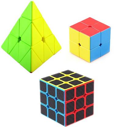 QWICK CLICK ramid Triangle Cube P 3 Pieces