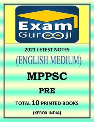 EXAM GURUJI MPPSC PRE Notes In English